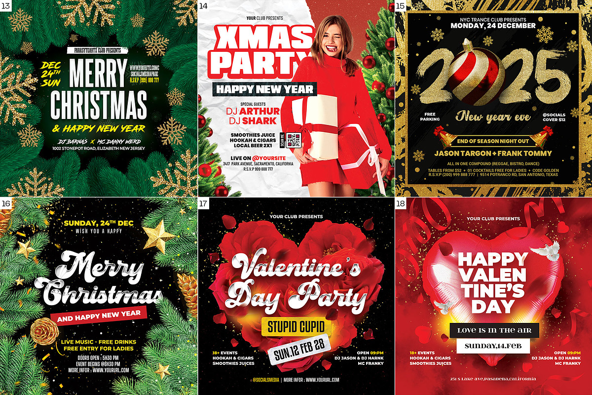 24 Flyer Templates, a Templates & Theme by iDoodle Studio (Photo 3 of 6)