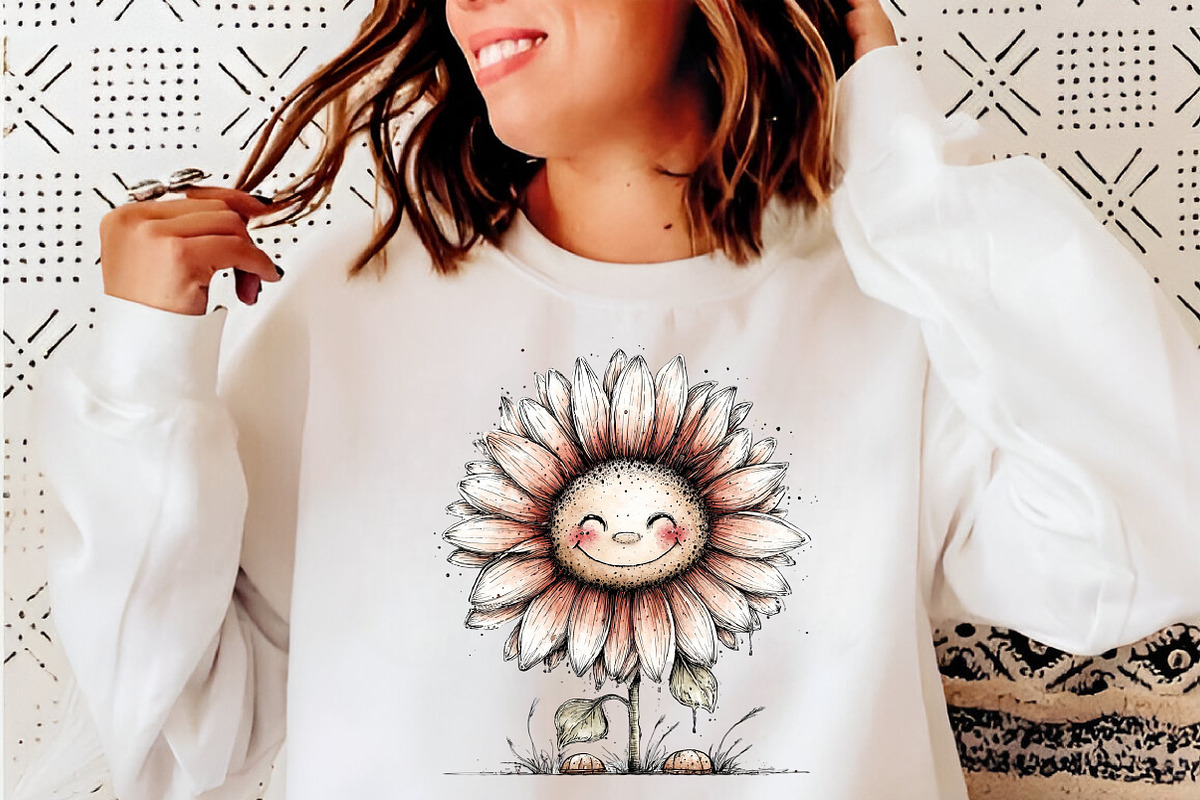 Whimsical flower clipart, an Illustration by SinaCreation (Photo 9 of 11)