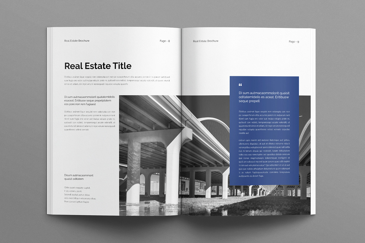 Real Estate Brochure, a Brochure Template by E-Type (Photo 4 of 7)