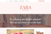 Zara - Mini Personal Wordpress Blog, a WordPress Template by PremiumCoding (Thumbnail 3 of 3)