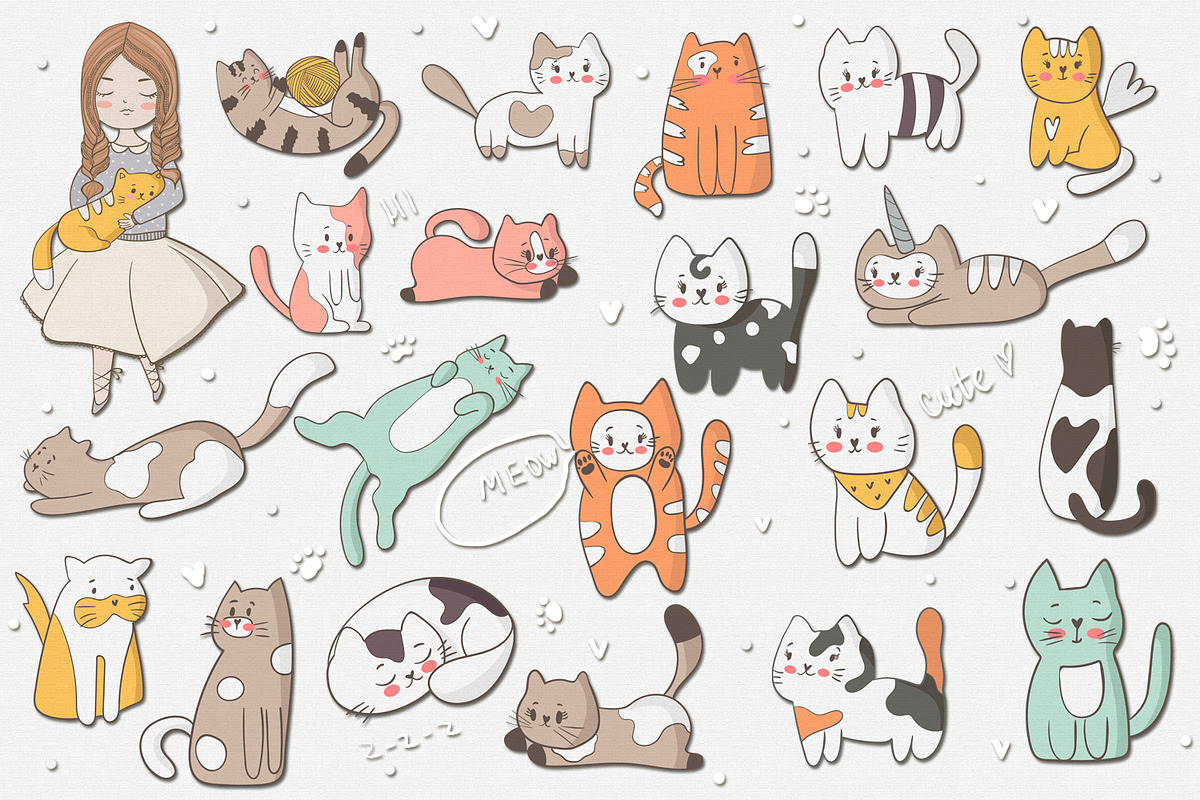 Cute Cats, an Illustration by clipick (Photo 10 of 10)