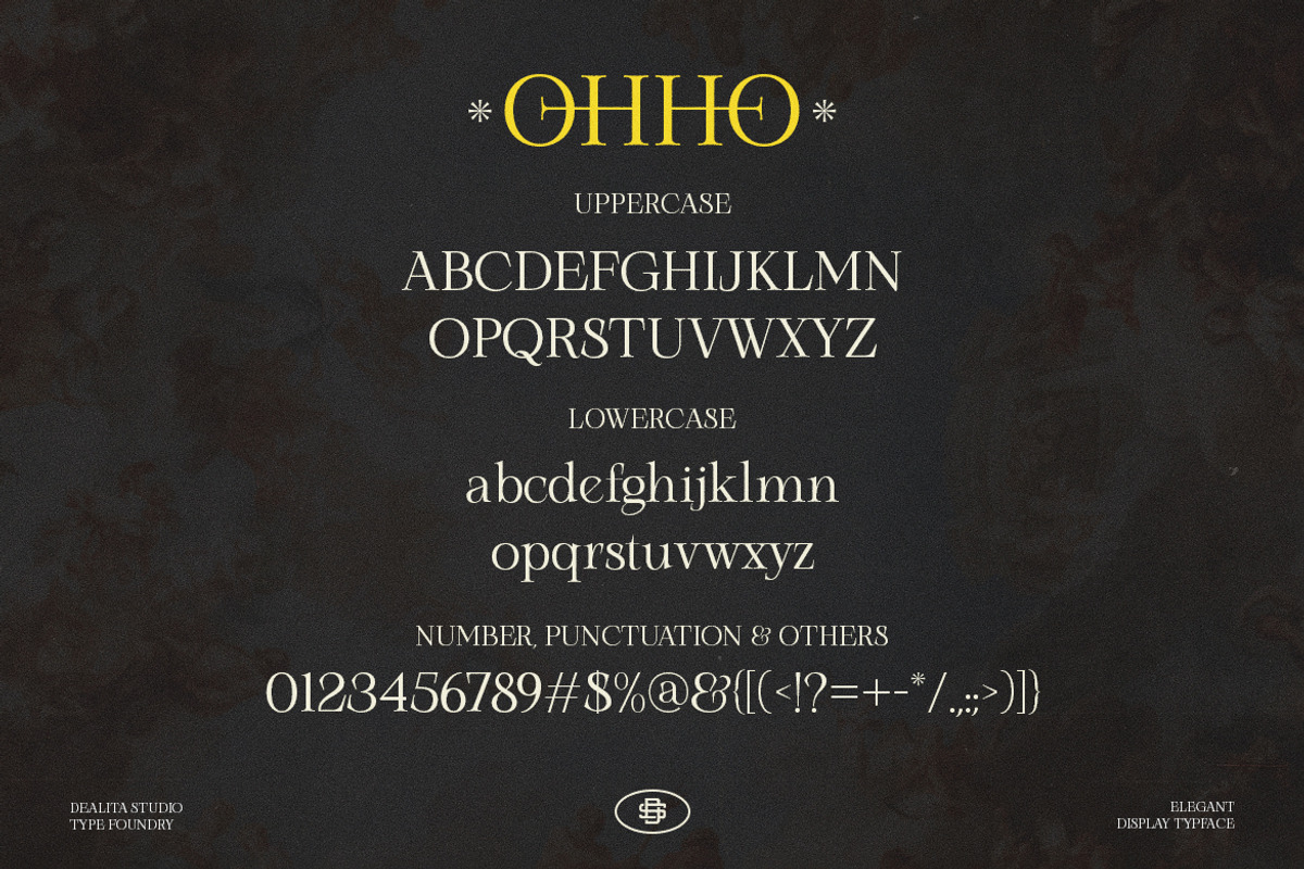 OHHO - Modern Fashion Serif, a Serif Font by dealitastudio (Photo 9 of 9)