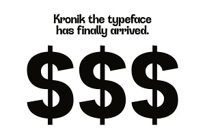 Kronik - Grotesk Type