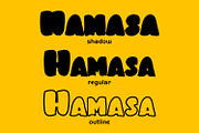 Hamasa Fun Display Font, a Font by Arendxstudio (Thumbnail 2 of 7)