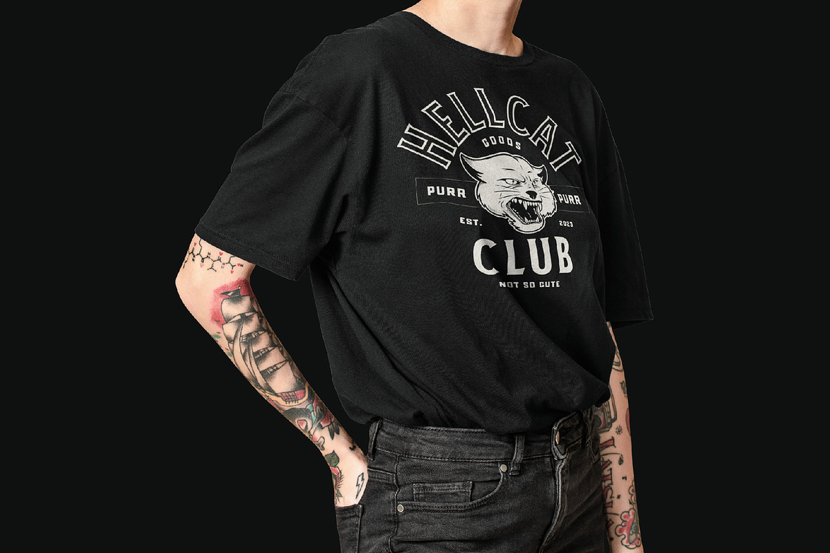 Oldschool Apparel logos 2, a Branding & Logo Template by Davide Bassu (Photo 7 of 11)