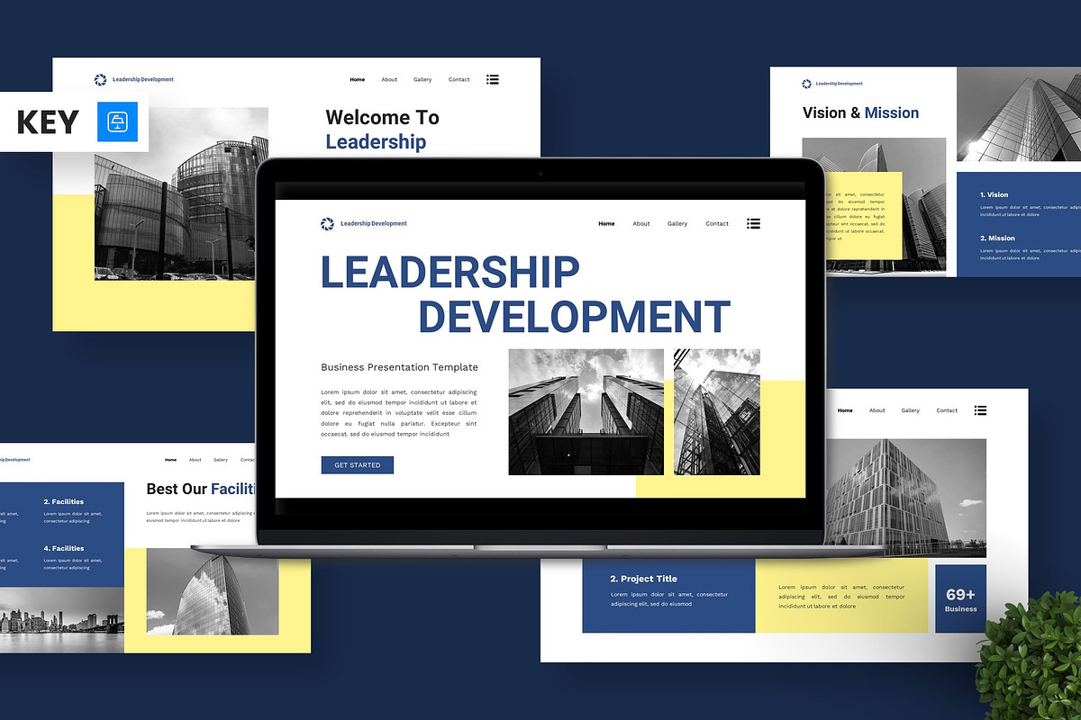 Leadership Development - Business, a Presentation Template by Deepslide Studio (Photo 1 of 6)