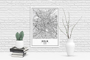 Germany City Street Maps - Print Art, an Illustration by AdrianDragne (Thumbnail 5 of 10)