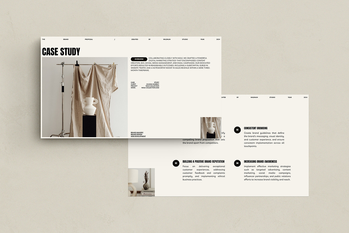 NOLE / Brand Proposal, a Presentation Template by Wildnun Studio (Photo 6 of 16)