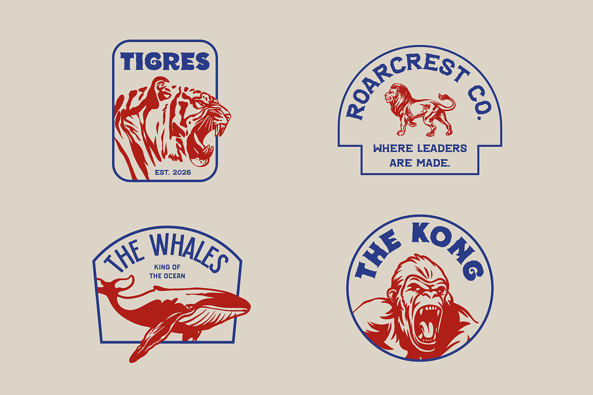 Wildlife Badge Collection, an Animal Illustration by Skilline Supply Co. (Photo 8 of 13)