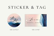 Stardust - wedding set, an Invitation Template by Helen Halik art (Thumbnail 7 of 9)