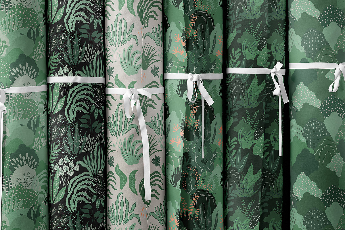 Modern abstract floral set., a Texture Illustration by Alona Savchuk (Photo 12 of 14)