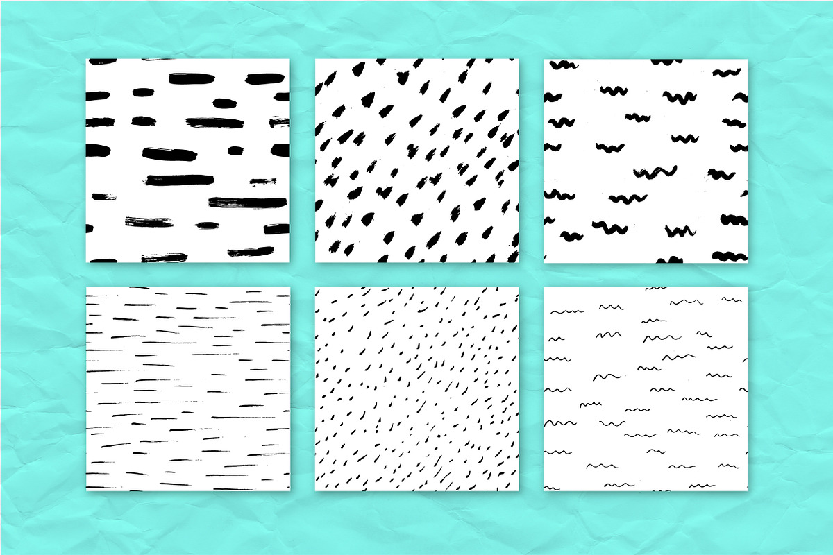 34 ink effect seamless patterns (v3), a Pattern Graphic by AnastasiaFears (Photo 3 of 7)