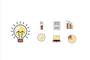 Research Concept Illustrations Set, an Object Illustration by studiogstock (Thumbnail 3 of 3)