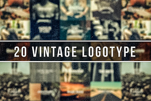 20 Vintage Logotype