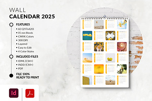 Printable 2025 Wall Calendar