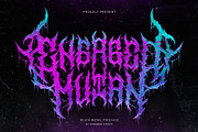 Engaged Mutan | Metal Font, a Blackletter Font by WingBuk (Thumbnail 1 of 13)