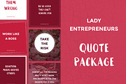 Social Media - Lady Entrepreneurs, a Social Media Template by Annemiek van Luinen (Thumbnail 1 of 6)