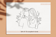 SALE Couple in love illustration, a Person Illustration by velychko.ua (Thumbnail 2 of 7)
