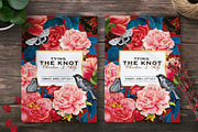 FLOWER WEDDING INVITATION, an Invitation Template by Totem Invitation House (Thumbnail 4 of 6)