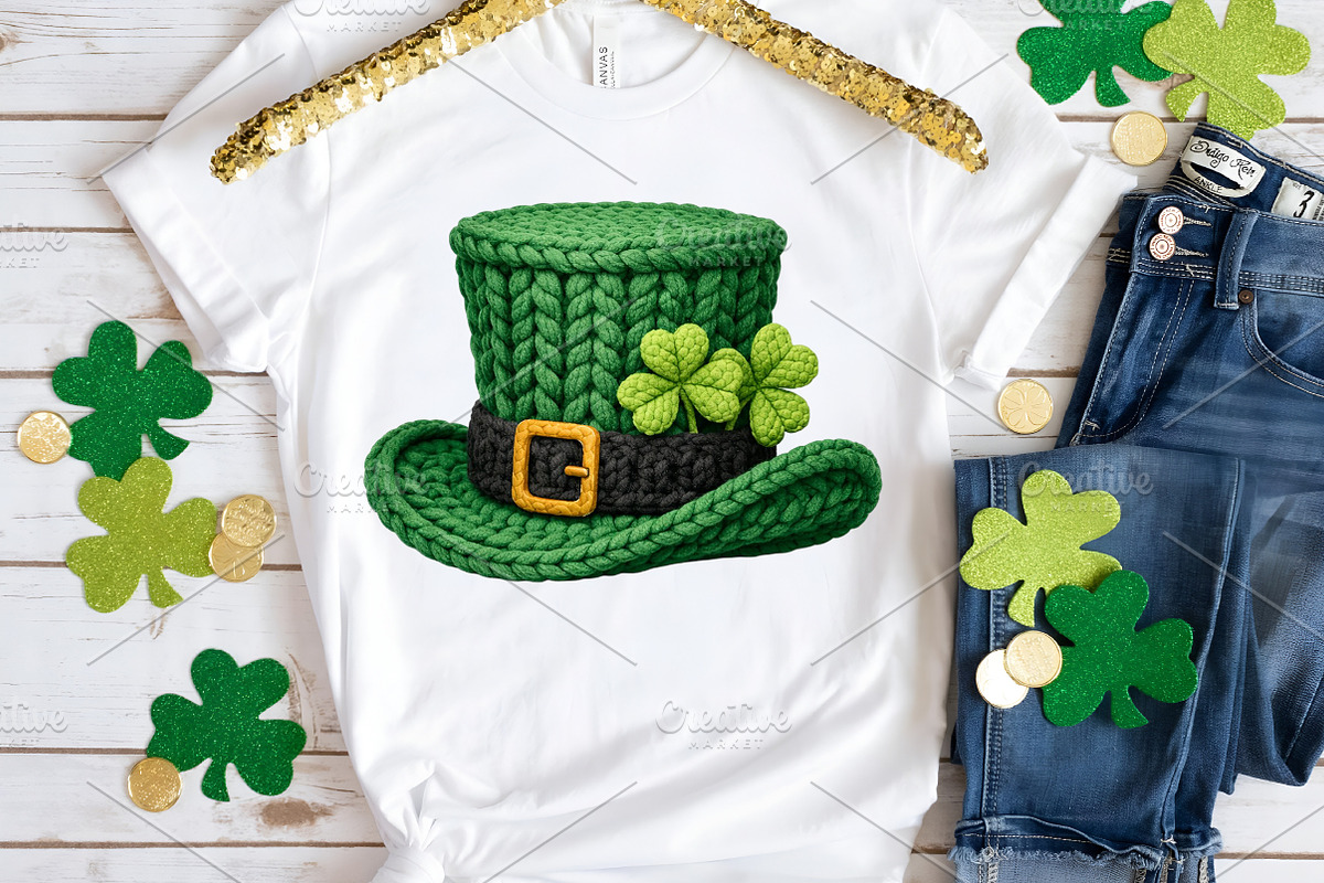 Crochet St. Patrick’s Day Irish Hat, an Illustration by Canvas Craft (Photo 4 of 4)