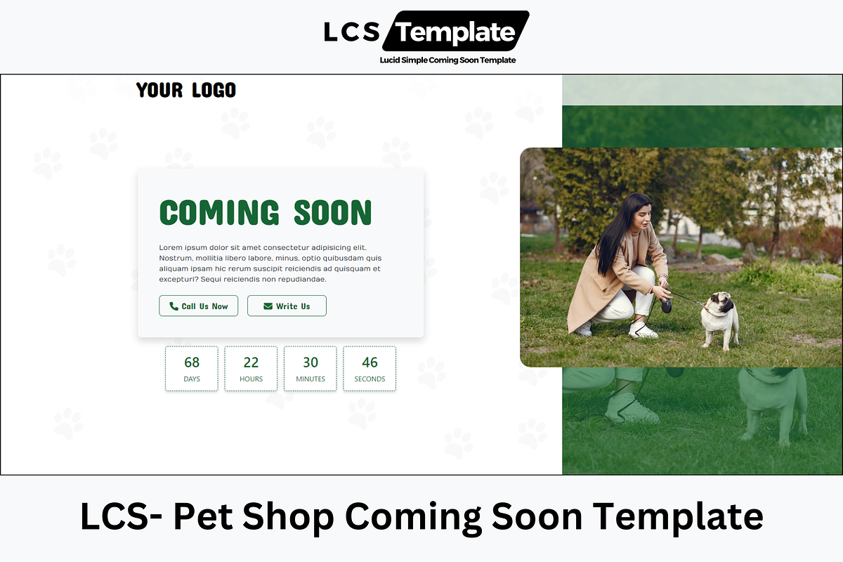 LCS Coming Soon Template, a Landing Page Template by Lucid_Solutions (Photo 4 of 8)