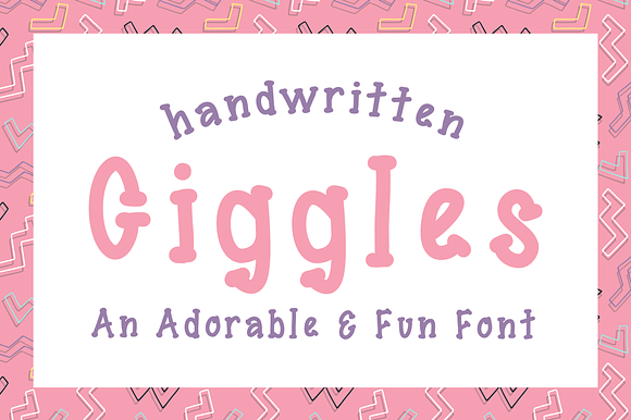 Giggles Font Fun Handwritten Serif preview 7