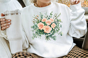 Flower Bouquet Wedding Flowers Png, an Illustration by Sublimation Artist (Thumbnail 4 of 6)