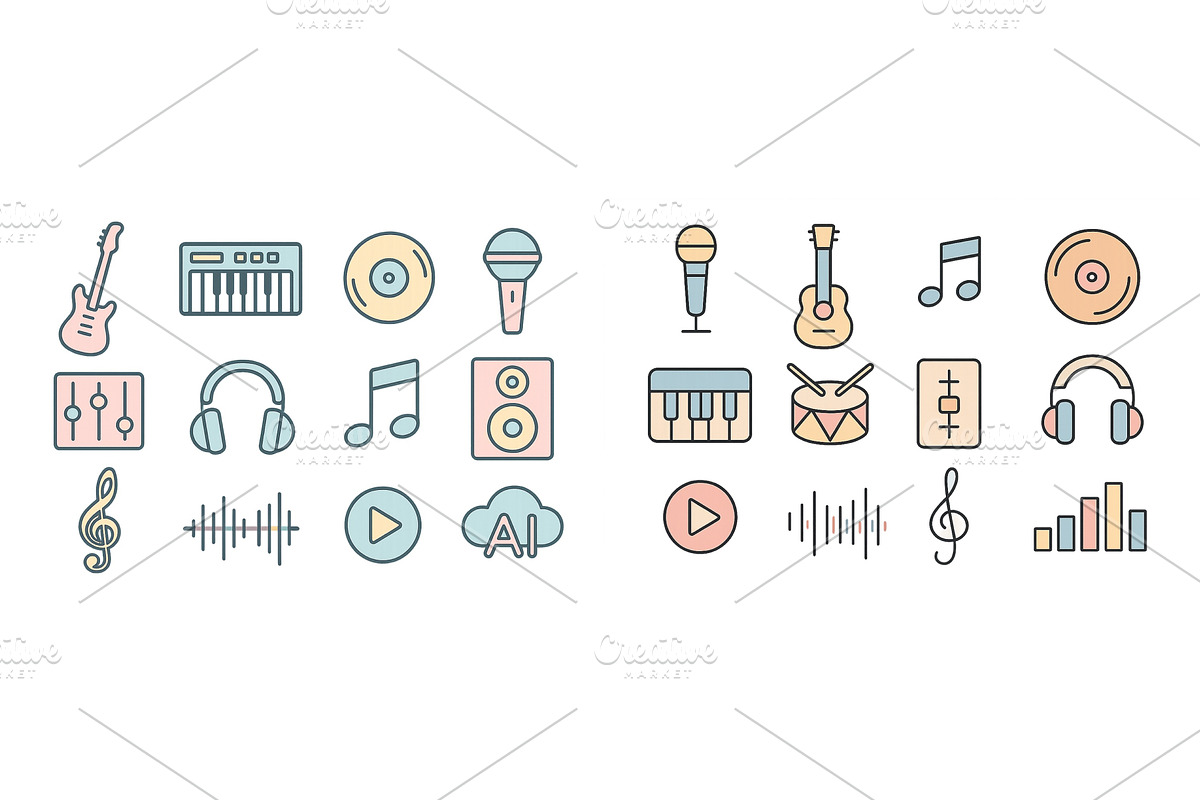 Musical instruments and audio, an Illustration by ZinetroN