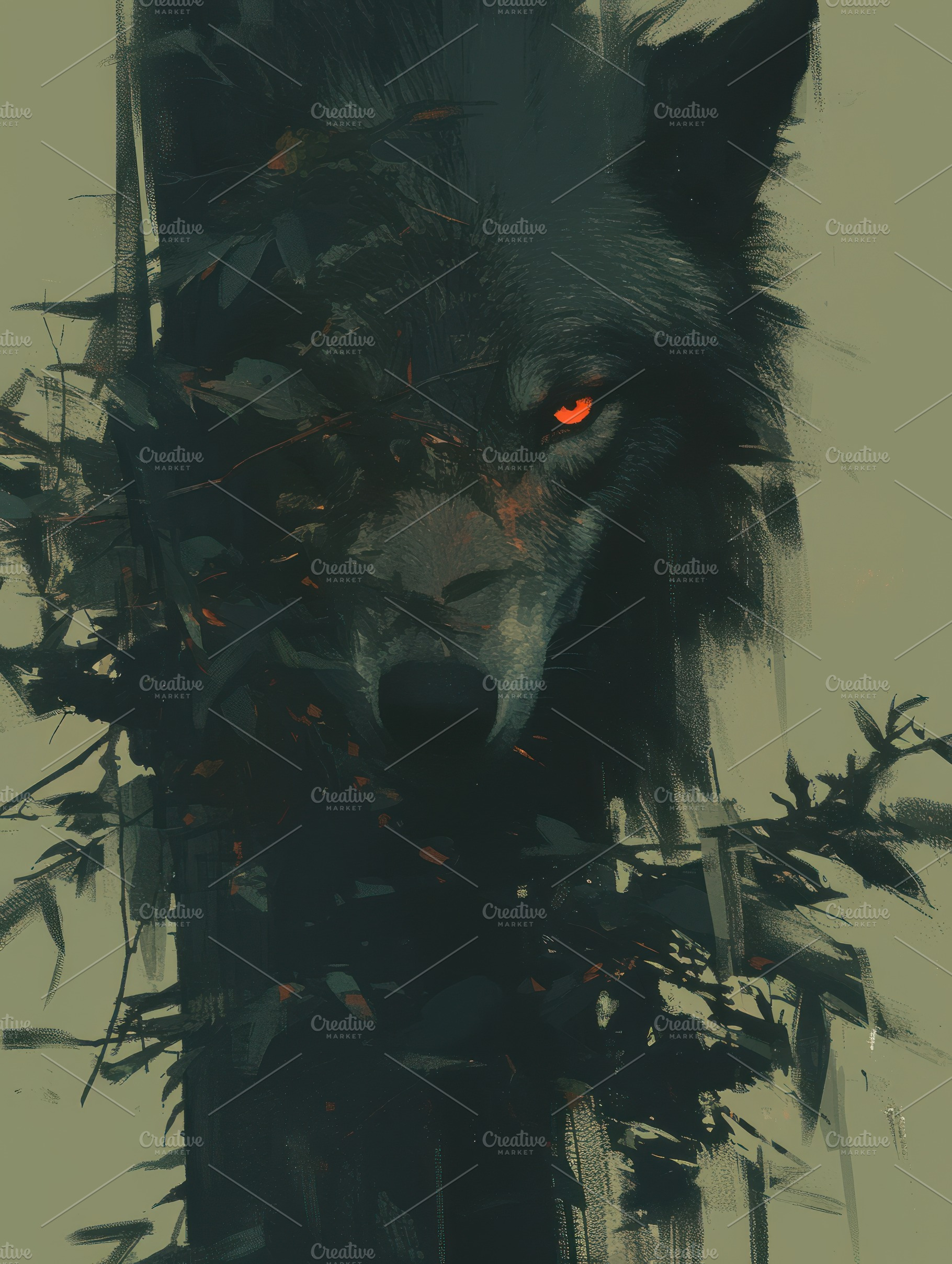 werewolf at night in the fog, a Photo by Pictures for you!!!!!!!!!
