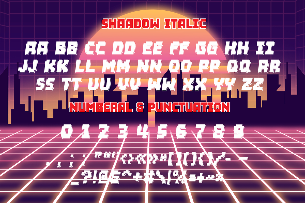 Brick Byte - square-cut display font, a Sans Serif Font by Brown Cupple (Photo 12 of 12)