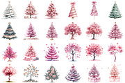 Coquette Glitter Christmas Tree Clip, an Illustration by Sublimation Artist (Thumbnail 2 of 6)