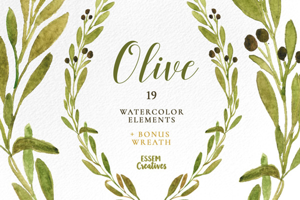 Bundle - Tropical Watercolor Leaves, an Illustration by Essem Creatives (Photo 22 of 26)