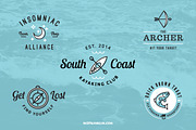 10 Outdoor Adventure Insignias, an Object Graphic by Wes Franklin (Thumbnail 3 of 5)