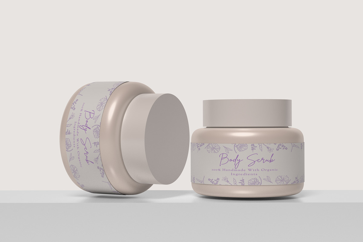 Cosmetic Jar Mockup, a Cups & Container Mockup by ulfatunnazira (Photo 6 of 6)
