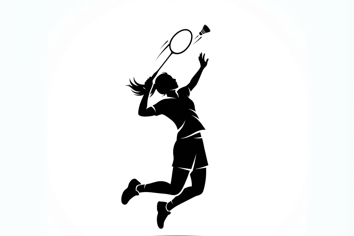 60 Badminton Player Smash Silhouette, a Person Illustration by Amazin_art (Photo 15 of 42)