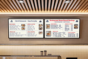 Restaurant Menu Board Mockup, an Advertising Mockup by Pitchlook.Studio (Thumbnail 2 of 4)