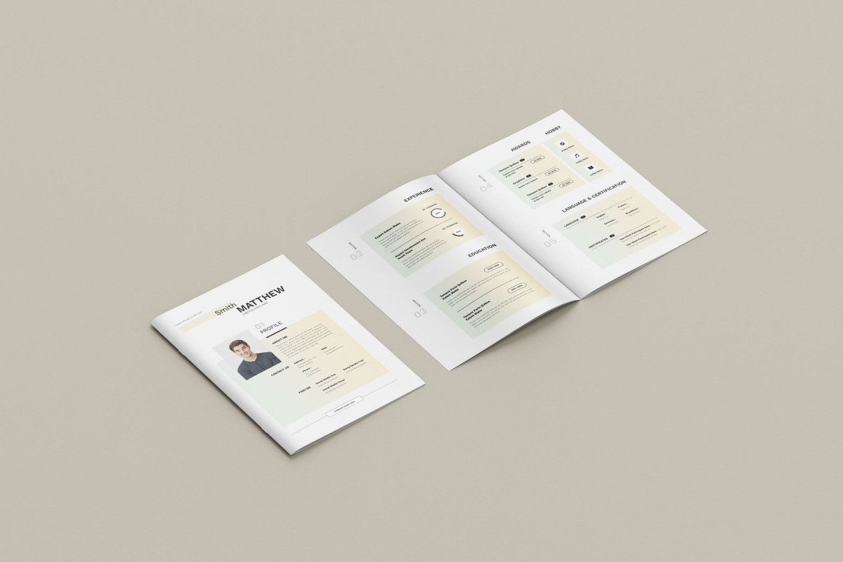 Resume, a Resume Template by KreateTribe (Photo 4 of 7)
