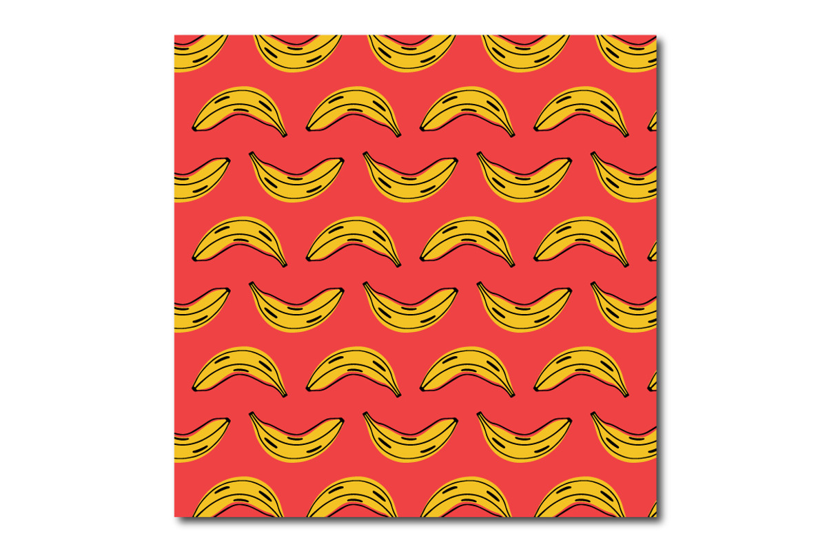 Neon Bananas Repeat Vector Pattern, a Pattern Graphic by K McCormack Designs (Photo 2 of 4)