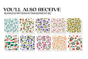 Seasonal Botanical Seamless Pattern, a Pattern Graphic by CreativeChristiana (Thumbnail 3 of 9)