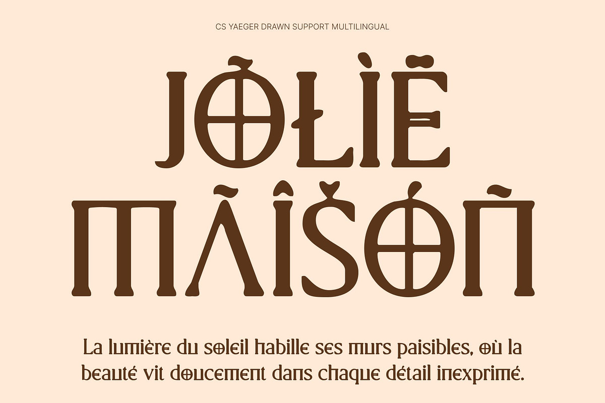 CS Yaeger Drawn, a Serif Font by Craft Supply Co. (Photo 7 of 8)