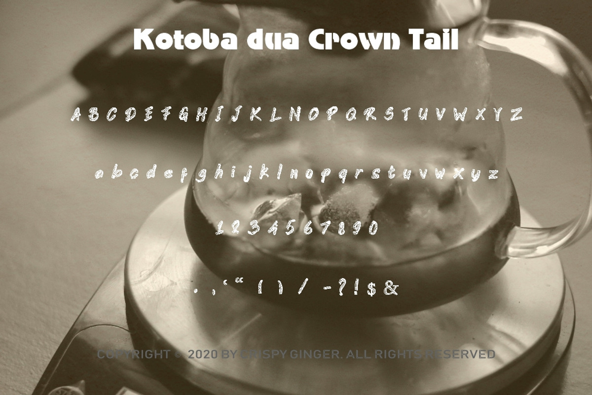 Kotoba Dua - 22 Font styles, a Script Font by Gblack Id (Photo 9 of 13)