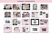 Modern Pink Etsy Shop Kit Template, a Branding & Logo Template by Anna Design Studio (Thumbnail 4 of 8)