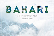BAHARI Display Font, a Font by Jennifer Lauren Creative (Thumbnail 1 of 2)