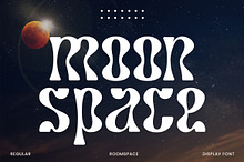 moonspace | Round Display Font