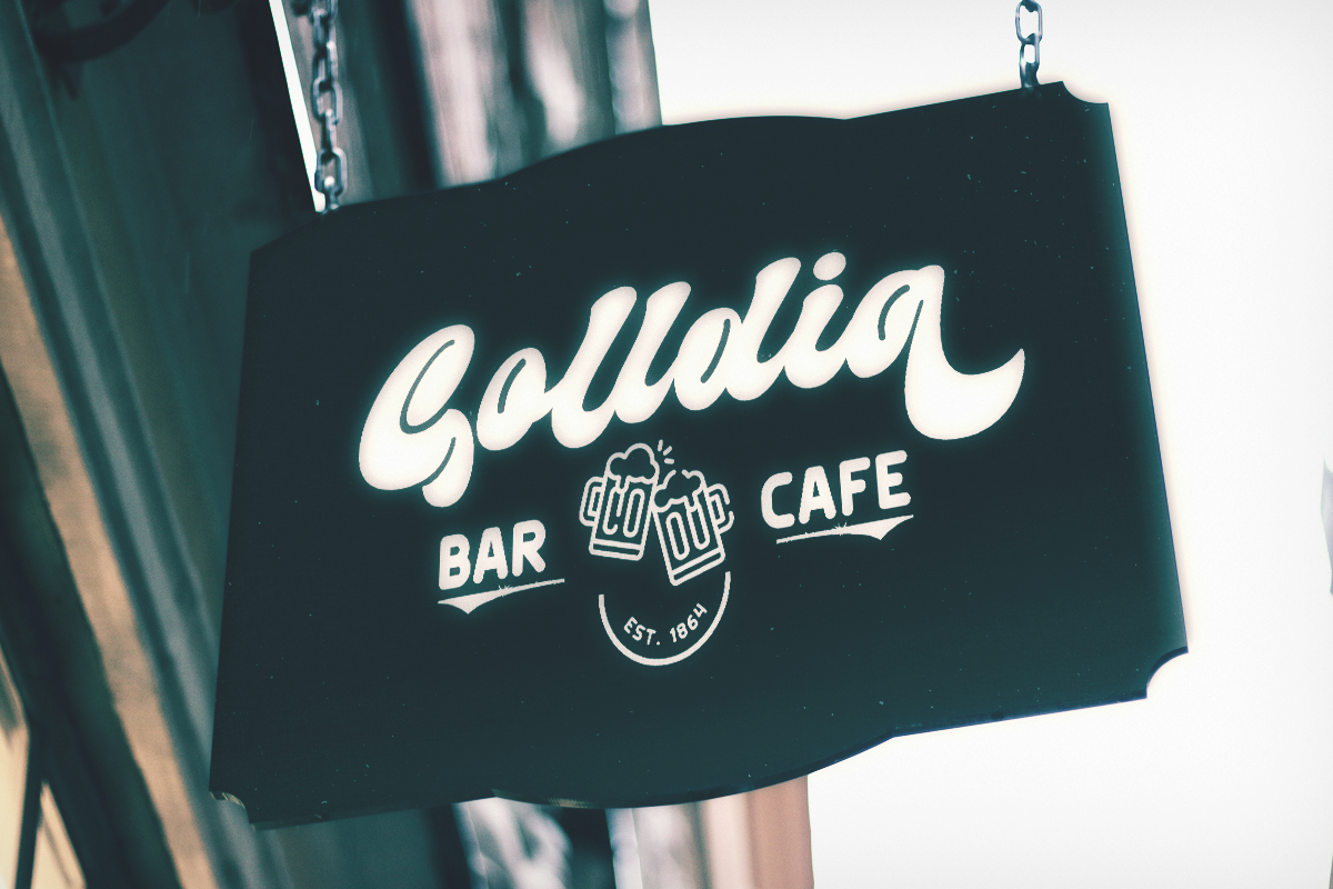 Flicking - Groovy Retro (Shadow), a Script Font by Dharmas Foundry (Photo 9 of 13)