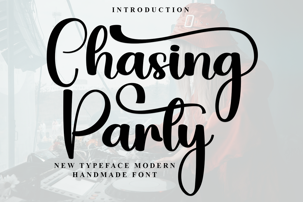 Chasing Party, a Handwritten Font by InermediaSTUDIO (Photo 1 of 8)