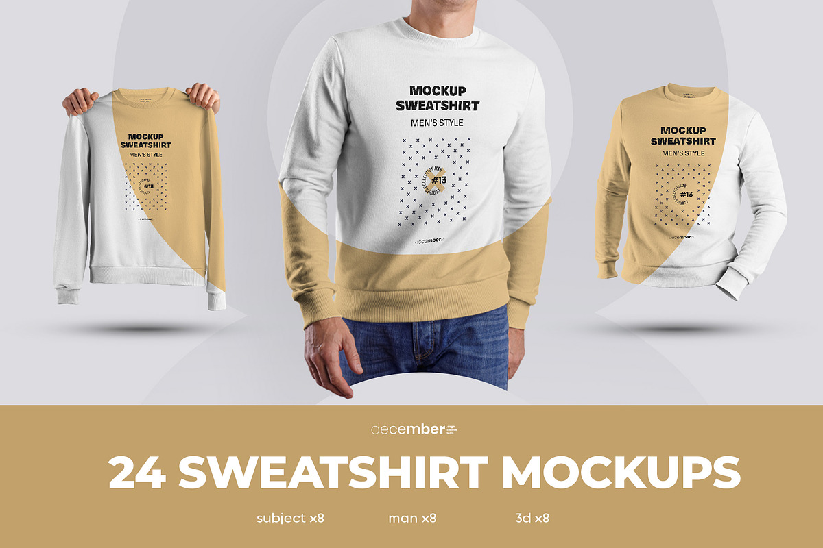 24 Mockups Sweatshirt (Collection#3), a Shirt Mockup by Grow Design Craft Studio (Photo 1 of 7)