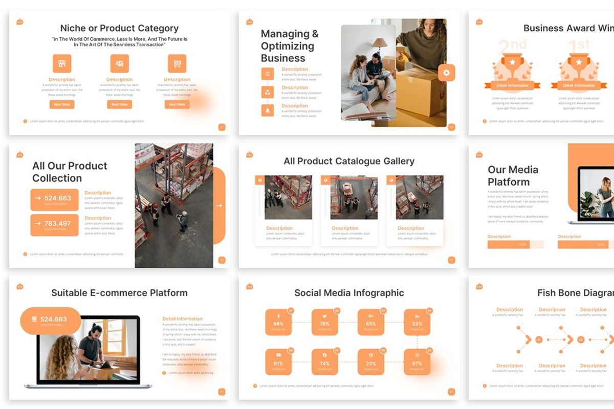 Edrop - Business Keynote Template, a Presentation Template by SlideFactory (Photo 3 of 4)