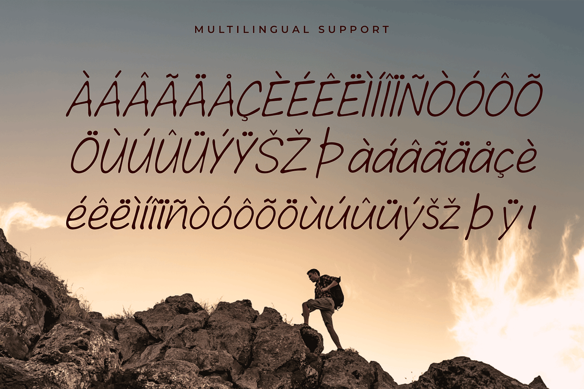 Carbonline – Modern Script Font, a Script Font by overlaytemplates (Photo 5 of 5)