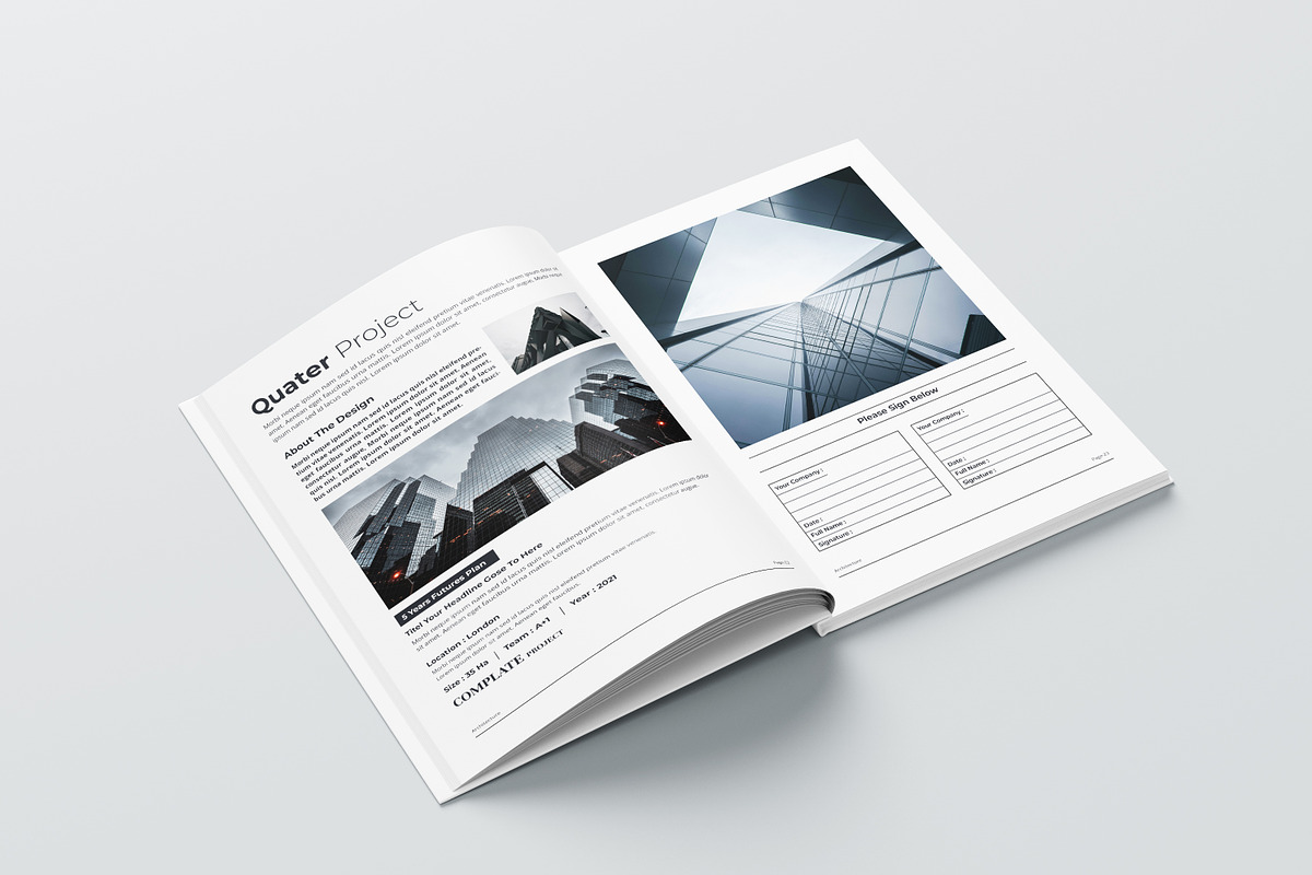 Architecture | Canva, Word & Indd, a Brochure Template by obayes (Photo 18 of 18)